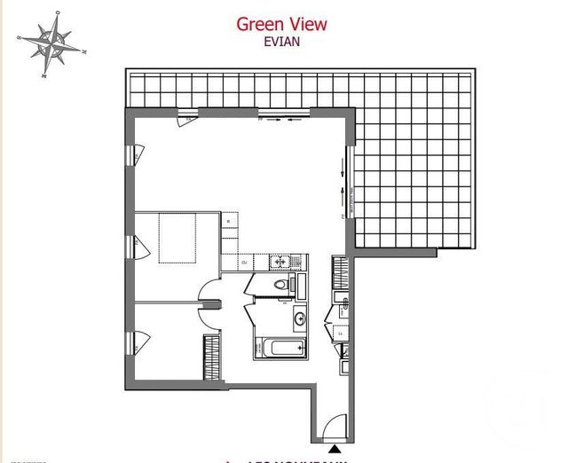 Appartement F4 à vendre - 3 pièces - 81.67 m2 - EVIAN LES BAINS - 74 - RHONE-ALPES - Century 21 Chablais - Léman