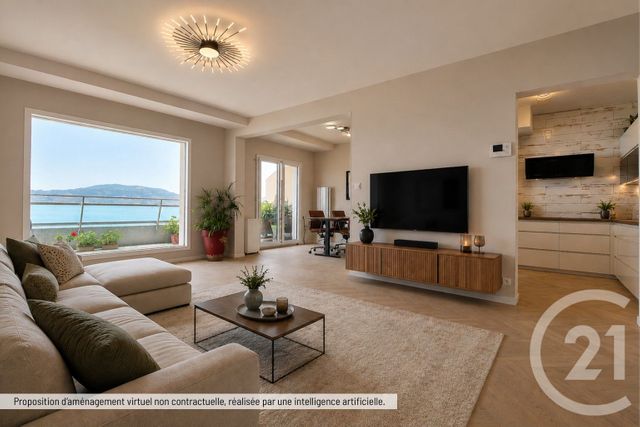 Appartement F4 à vendre - 4 pièces - 101.03 m2 - ST GINGOLPH - 74 - RHONE-ALPES - Century 21 Chablais - Léman