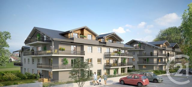 Appartement F3 à louer - 3 pièces - 60.41 m2 - LYAUD - 74 - RHONE-ALPES - Century 21 Chablais - Léman